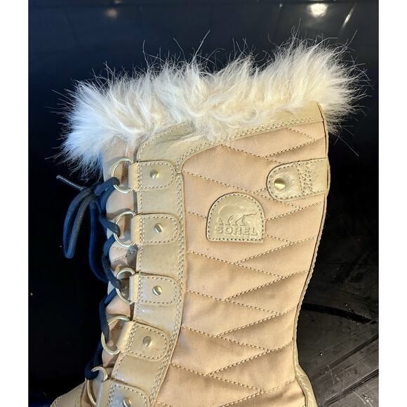Sorel Tofino II Canvas Curry Fawn Women Tall Snow Boot Waterproof Size 7.5‎ - Picture 11 of 14